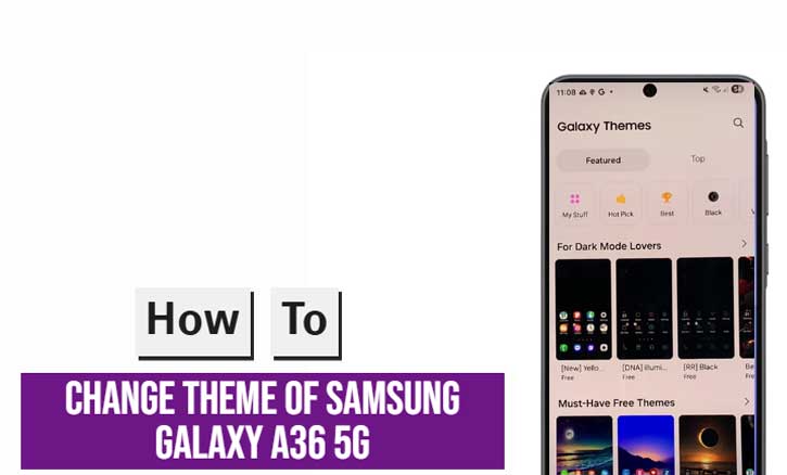 how to change theme of samsung galaxy a36 5g