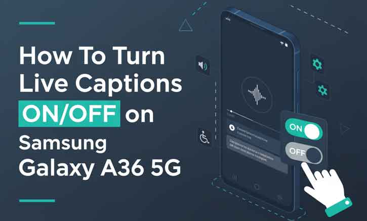 Read more about the article Control Your Audio: Manage Live Captions on the Samsung Galaxy A36 5G