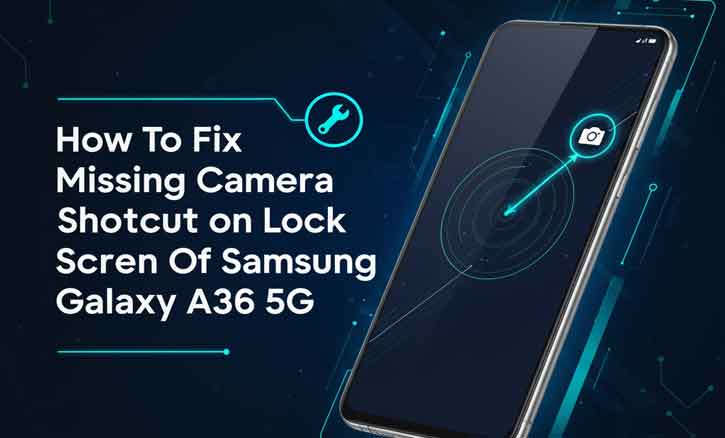 Read more about the article Galaxy A36 5G: Camera Shortcut Disappeared from Lock Screen? Here’s the Quick Fix